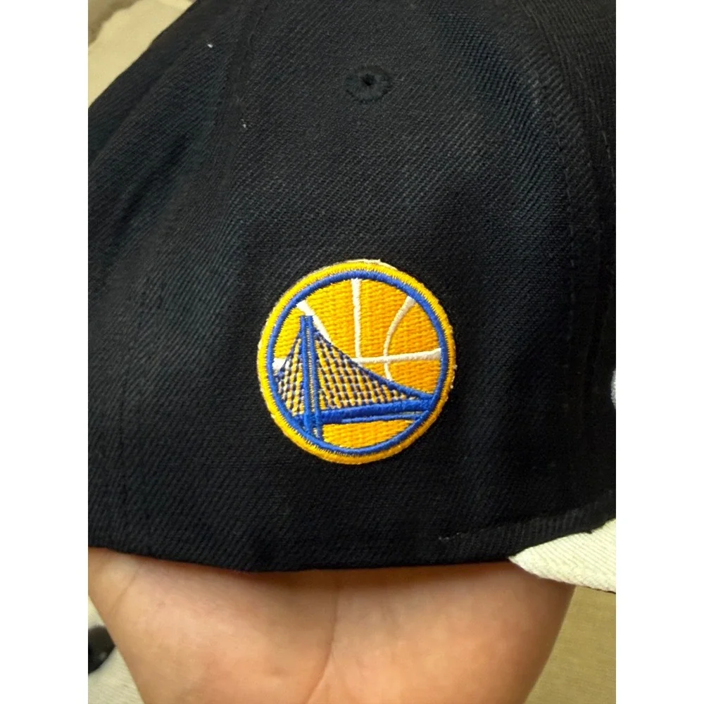 Adidas Snapback Hat Men Black 2015 NBA Finals Warriors Wool Blend